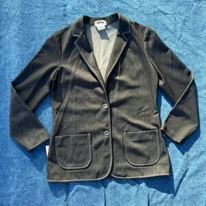 70s KoKo Knits denim blazer suitcoat jacket